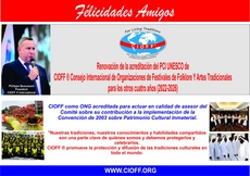 Philippe Beaussant: l'accréditation donnée par l'UNESCO ICH a CIOFF® colgante encore qutre ans
